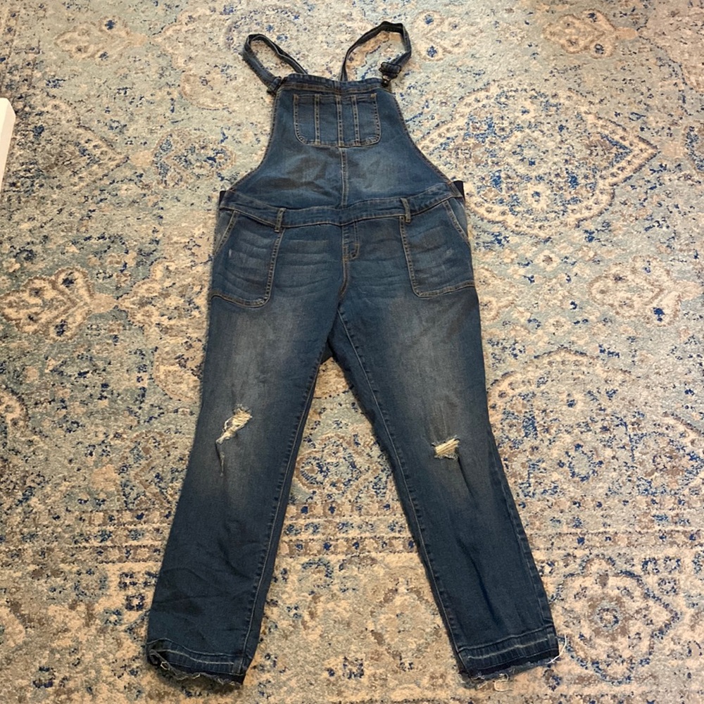 Indigo Blue Maternity Overalls
